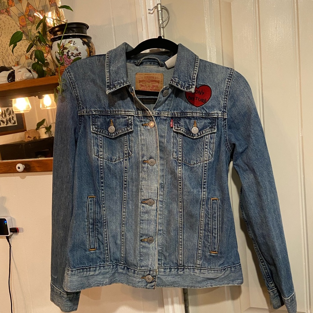 Women’s custom levis Jean jacket